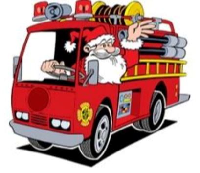 Santa in Firetruck