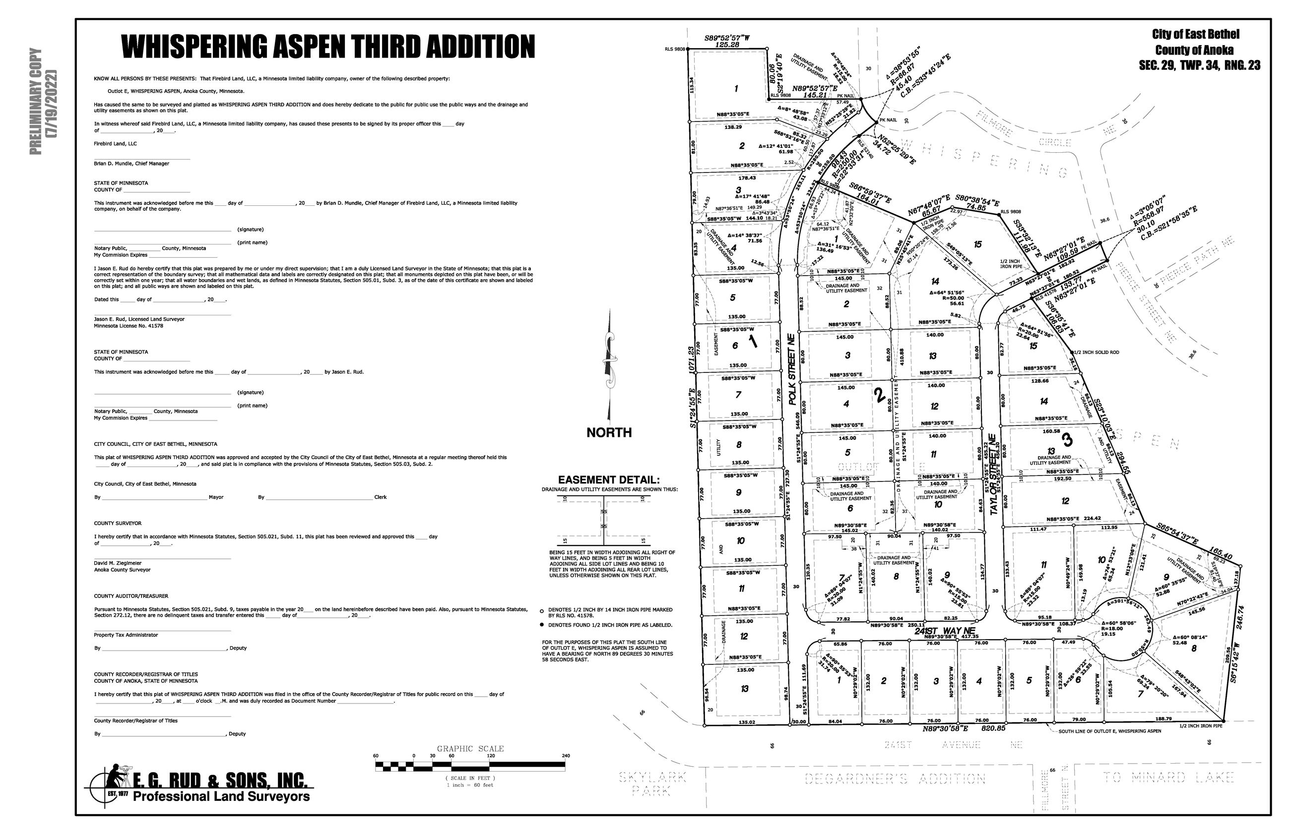 Whispering Aspen Third Add Final Plat